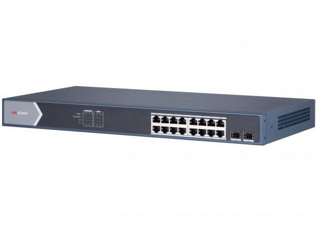 Hikvision DS-3E1518P-SI Интеллектуальный управляемый коммутатор с 16 x Gigabit PoE-портами