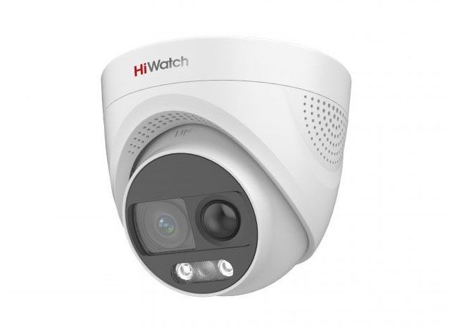 HiWatch DS-T213X 3.6 мм 2 Мп купольная HD-TVI видеокамера с PIR-датчиком и EXIR подсветкой до 20 м