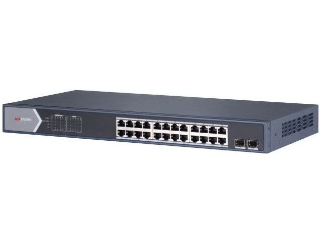 Hikvision DS-3E1526P-E Коммутатор является PoE-коммутатором, управляемым через веб-интерфейс