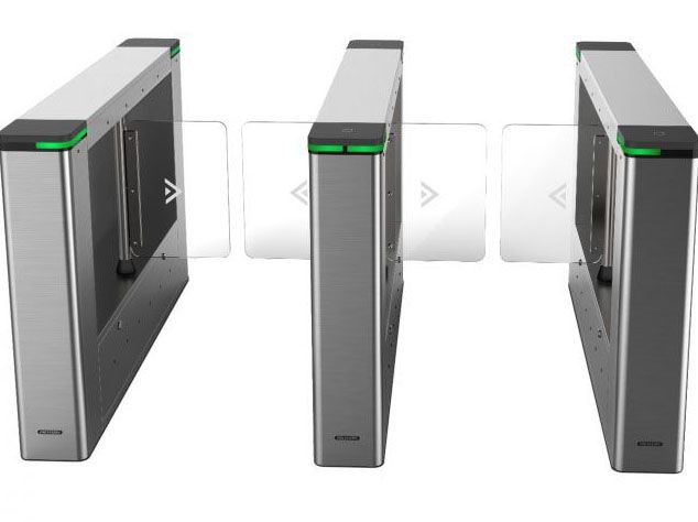 Hikvision DS-K3B501SX Распашной турникет с 12-ю парами датчиков с ИК-подсветкой