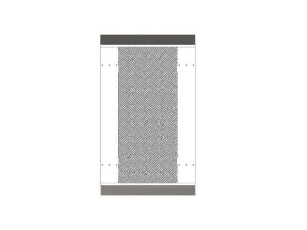 Hikvision DS-K3B601-BASE650-M Основание для тумбового распашного турникета