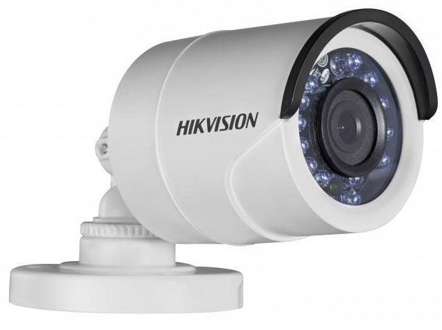 Hikvision DS-2CE16C0T-IR 1 Мп уличная цилиндрическая HD-TVI камера с ИК-подсветкой до 20 м