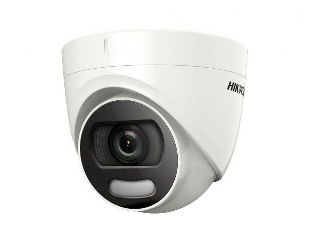 Hikvision DS-2CE72HFT-F28 5 Мп уличная купольная HD-TVI камера с LED подсветкой до 20 м и технологией ColorVu