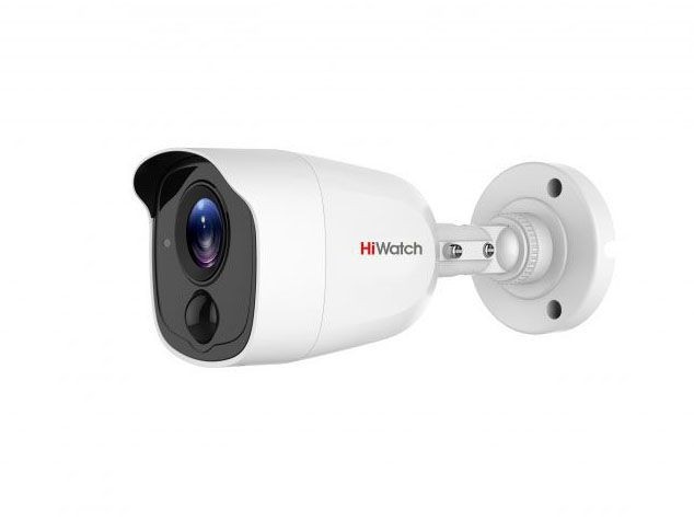 HiWatch DS-T510(B) 3.6 мм 5 Мп цилиндрическая HD-TVI видеокамера с PIR-датчиком и EXIR-подсветкой до 20 м