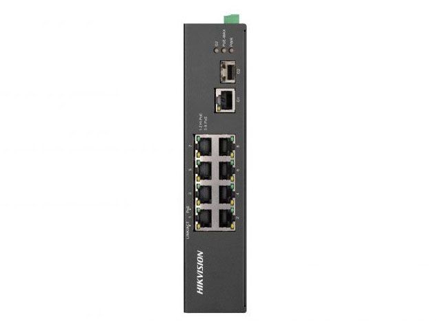Hikvision DS-3T0310HP-E/HS Неуправляемый Hi-PoE-коммутатор с 8 портами Gigabit