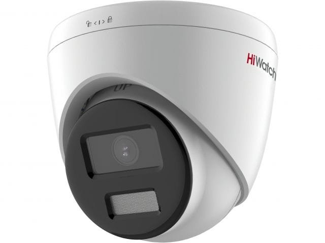 HiWatch DS-I453L(C) 4 Мп уличная купольнаяя IP-камера с LED-подсветкой до 30м и технологией ColorVu