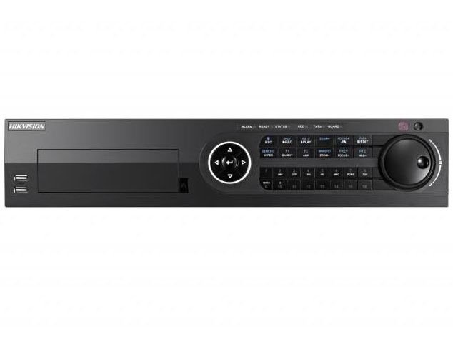 Hikvision DS-8116HUHI-F8/N 16-ти канальный гибридный HD-TVI регистратор для аналоговых/ HD-TVI и AHD камер, + 2канала IP@8 Мп (до 18 каналов с полным замещением аналоговых каналов)
