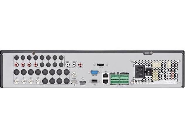 Hikvision DS-8116HUHI-F8/N 16-ти канальный гибридный HD-TVI регистратор для аналоговых/ HD-TVI и AHD камер, + 2канала IP@8 Мп (до 18 каналов с полным замещением аналоговых каналов)