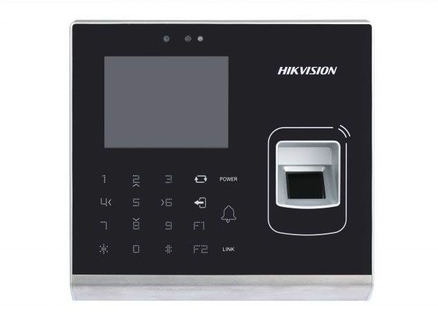 Hikvision DS-K1T201MF-C Терминал доступа со встроенными считывателями Mifare карт и отпечатков пальцев и 2 Мп камерой