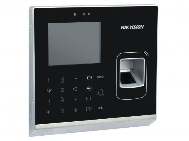 Hikvision DS-K1T201MF-C Терминал доступа со встроенными считывателями Mifare карт и отпечатков пальцев и 2 Мп камерой