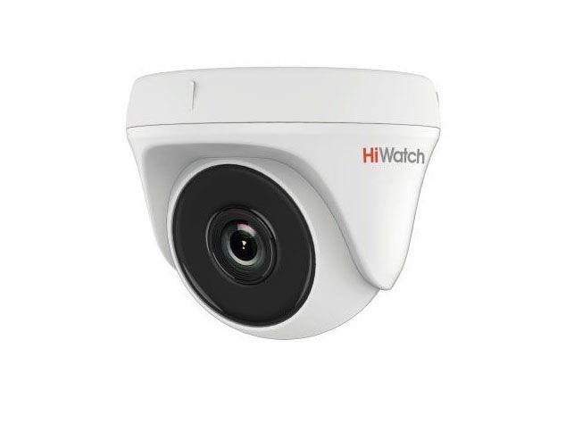 HiWatch DS-T133 2.8 мм 1 Мп купольная HD-TVI видеокамера с EXIR-подсветкой до 20 м