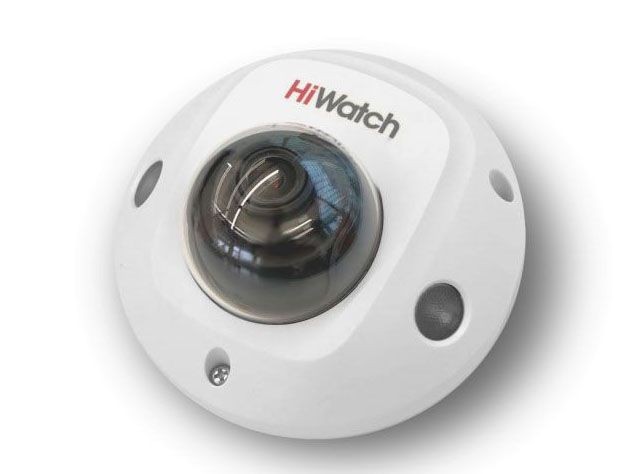 HiWatch DS-I259M(B) 2 Мп купольная IP-видеокамера с EXIR-подсветкой до 10 м и микрофоном