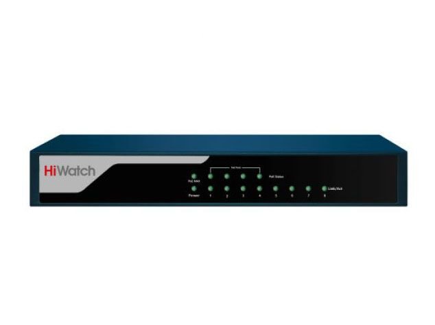 HiWatch DS-S804P Неуправляемый PoE-коммутатор