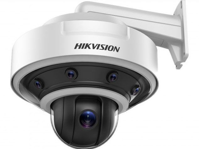 Hikvision DS-2DP1636Z-D Уличная панорамная IP-камера с 8-ю 2 Мп сенсорами и 2 Мп PTZ-модулем