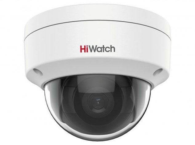 HiWatch DS-I202(D) 4 мм 2 Мп купольная IP-видеокамера с EXIR-подсветкой до 30 м