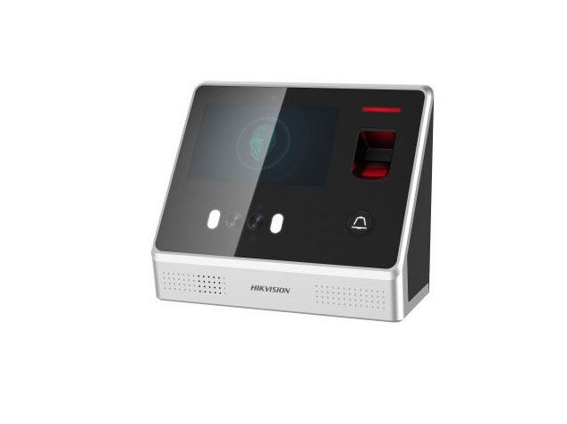 Hikvision DS-K1T605MF Терминал доступа с функцией распознавания лиц, отпечатков пальцев и карт Mifare