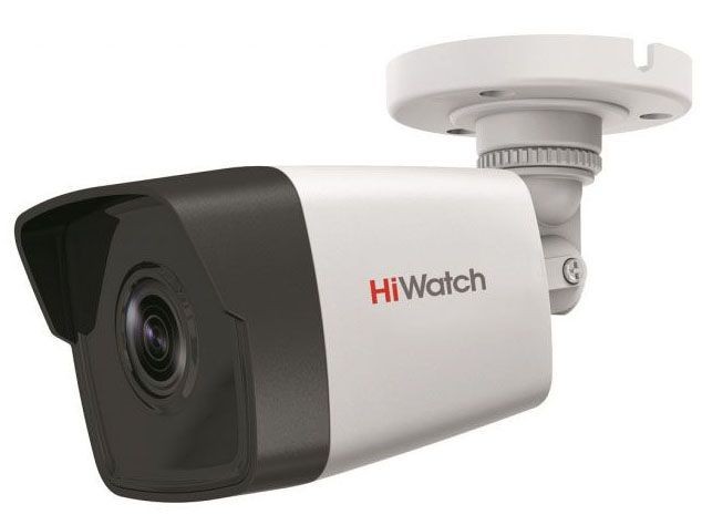HiWatch DS-I450M 2.8 мм 4 Мп цилиндрическая IP-видеокамера с EXIR-подсветкой до 30 м и микрофоном