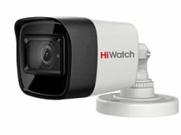 HiWatch DS-T800(B) 6 мм 8 Мп уличная цилиндрическая HD-TVI камера с EXIR-подсветкой до 30 м