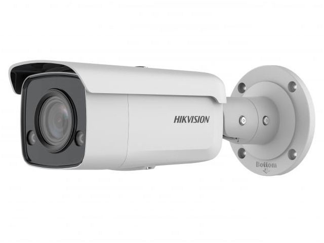 Hikvision DS-2CD2T87G2-L(C) 6 мм 8 Мп уличная цилиндрическая IP-камера с LED-подсветкой до 60 м и технологией AcuSense