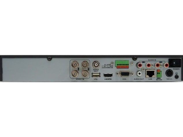 HiWatch DS-H204U(B) 4-канальный гибридный HD-TVI регистратор