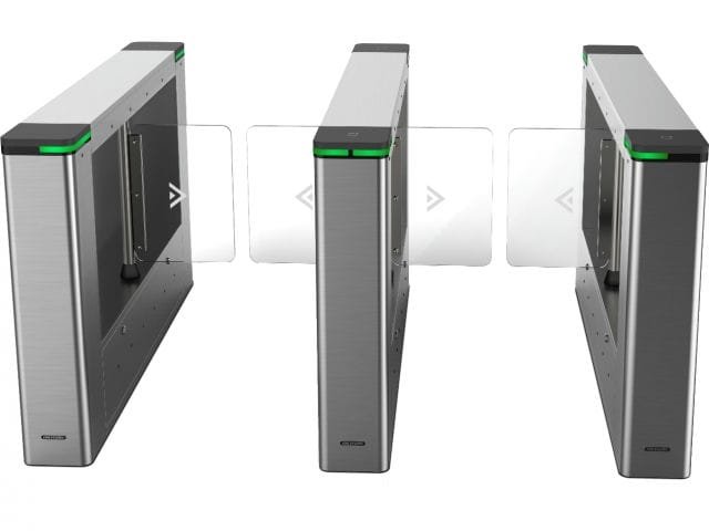 HIKVISION DS-K3B501SX-M/EPg-Dp90-110 Распашной турникет с 12-ю парами датчиков с ИК-подсветкой