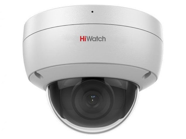 HiWatch DS-I252M 4 мм 2 Мп купольная IP-видеокамера с EXIR-подсветкой до 30 м и микрофоном