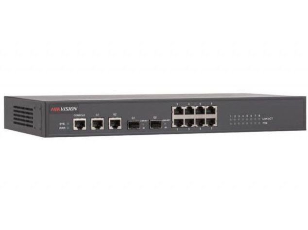 Hikvision DS-3D2208P Управляемый PoE-коммутатор