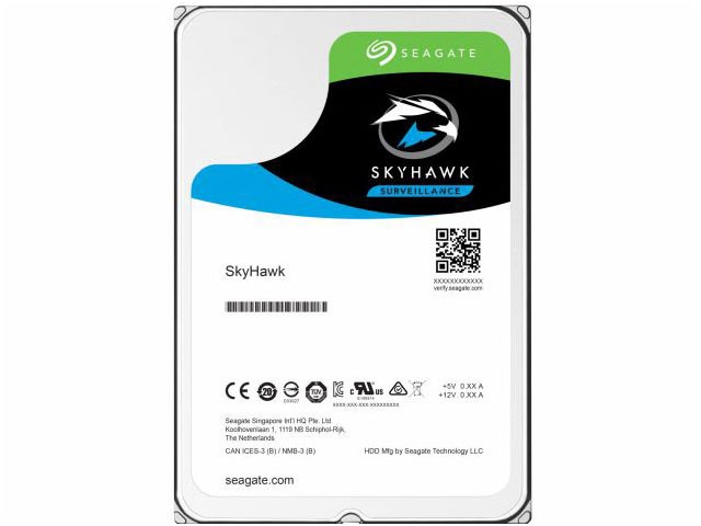 HiWatch ST4000VX013 Жесткий диск для круглосуточной записи в системах видеонаблюдения Seagate SkyHawk, 4тб, RPM 5900, 3 года гарантии
