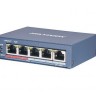 Hikvision DS-3E0105P-E(B) Неуправляемый PoE-коммутатор