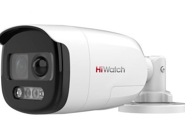 HiWatch DS-T210X 3.6 мм 2 Мп цилиндрическая HD-TVI видеокамера с PIR-датчиком и EXIR-подсветкой до 40 м