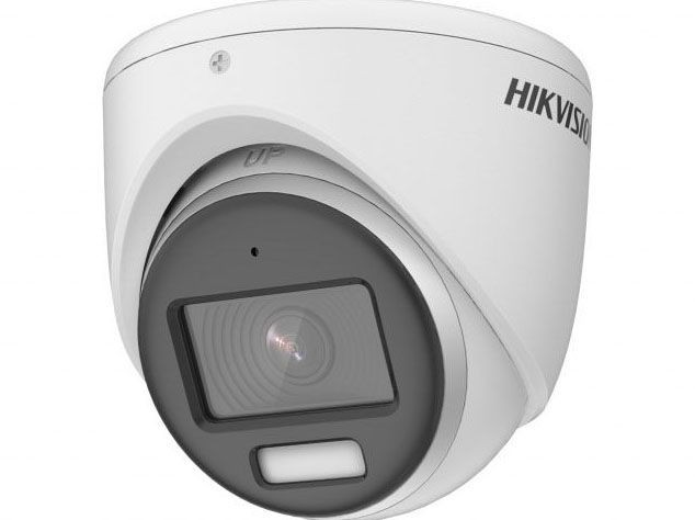 Hikvision DS-2CE70DF3T-MFS 2.8 мм 2 Мп уличная купольная HD-TVI камера с LED подсветкой до 20 м и встроенным микрофоном (AoC)