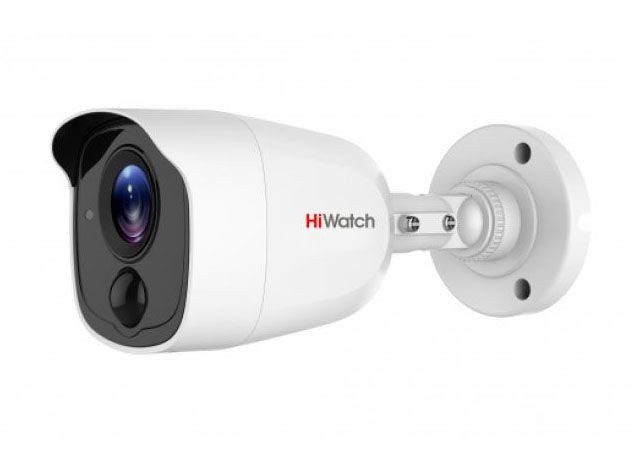 HiWatch DS-T210(B) 3.6 мм 2 Мп цилиндрическая HD-TVI видеокамера с PIR-датчиком и EXIR-подсветкой до 20 м