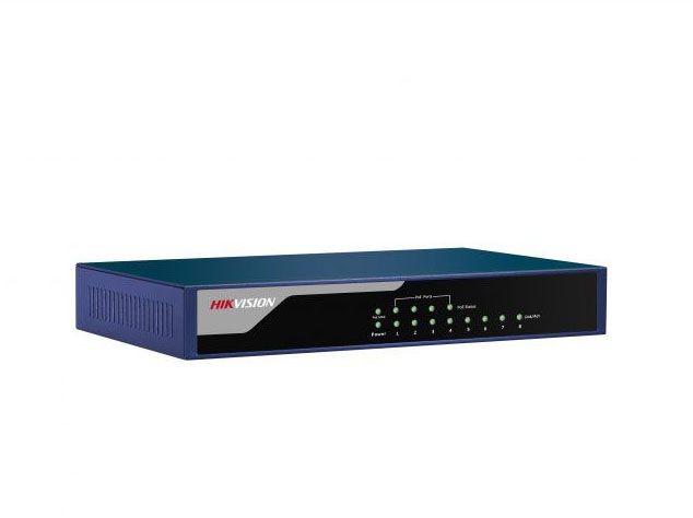 Hikvision DS-3E0108P-E Неуправляемый PoE-коммутатор