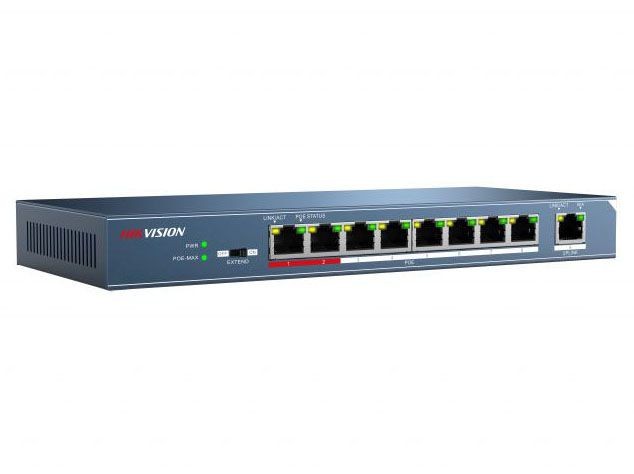 Hikvision DS-3E0109P-E Неуправляемый PoE-коммутатор