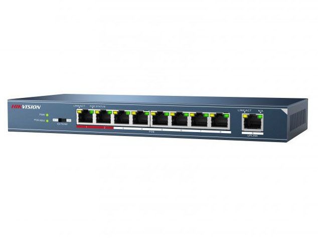 Hikvision DS-3E0109P-E Неуправляемый PoE-коммутатор