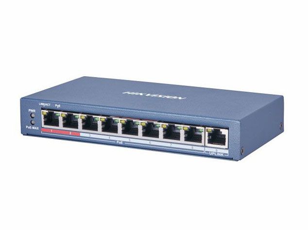 Hikvision DS-3E0109P-E(C) Неуправляемый PoE-коммутатор