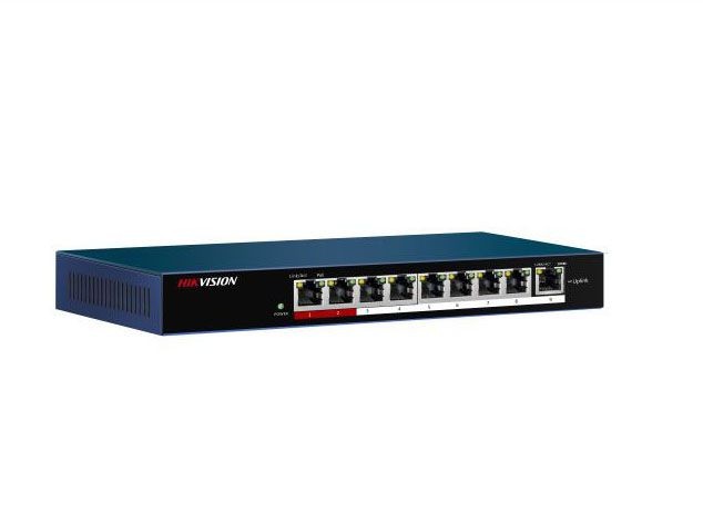 Hikvision DS-3E0109P-E/M Неуправляемый PoE-коммутатор