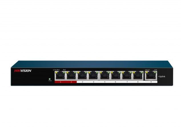 Hikvision DS-3E0109P-E/M Неуправляемый PoE-коммутатор
