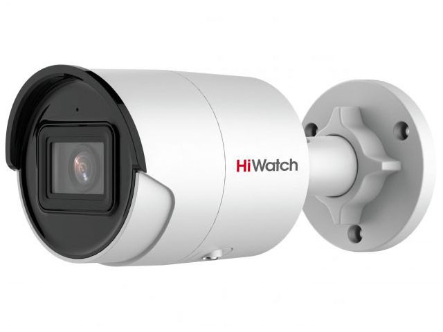 HiWatch IPC-B082-G2/U 4 мм 8 Мп уличная цилиндрическая IP-камера с EXIR-подсветкой до 40 м