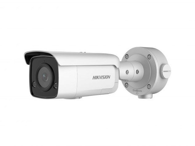 Hikvision DS-2CD3T56G2-ISU/SL 5 Мп цилиндрическая IP-камера AcuSense с фиксированным объективом и ИК-подсветкой