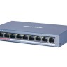 Hikvision DS-3E0109P-E/M(B) Неуправляемый PoE-коммутатор