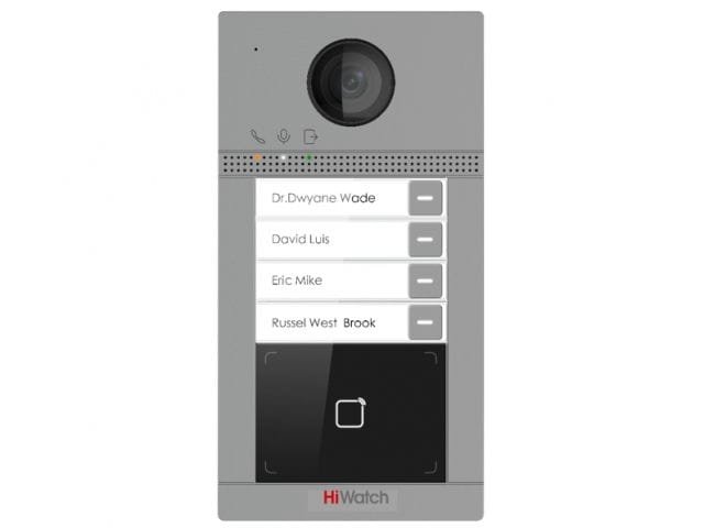 HiWatch VDP-D4214W(B)/Flush Вызывная панель