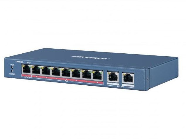 Hikvision DS-3E0310HP-E Неуправляемый Hi-PoE-коммутатор