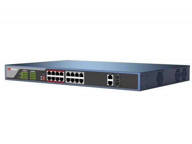 Hikvision DS-3E0318P-E Неуправляемый PoE-коммутатор