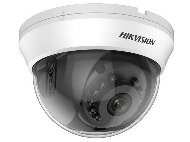Hikvision DS-2CE56D0T-IRMMF(C) 6 мм 2 Мп внутренняя купольная HD-TVI камера с ИК-подсветкой до 20 м