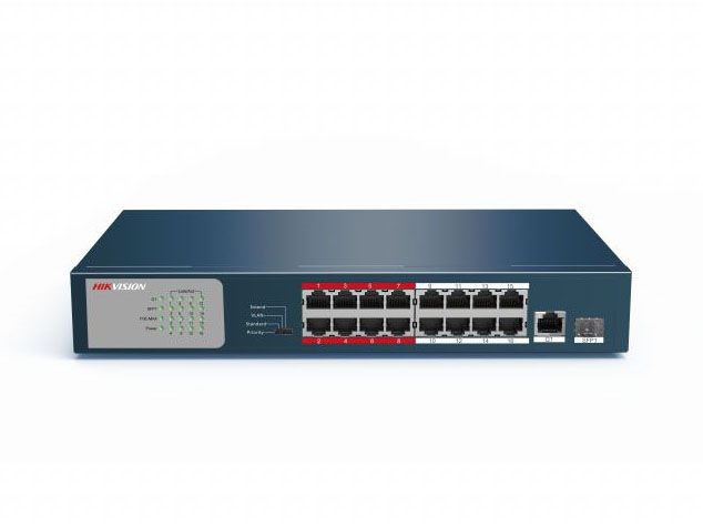 Hikvision DS-3E0318P-E/M Неуправляемый PoE-коммутатор