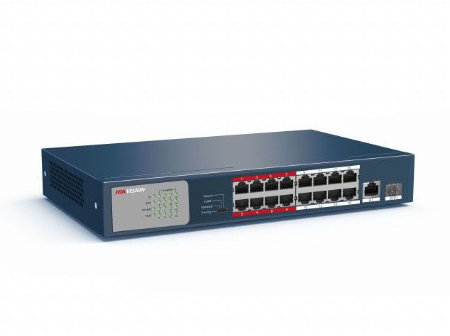 Hikvision DS-3E0318P-E/M Неуправляемый PoE-коммутатор