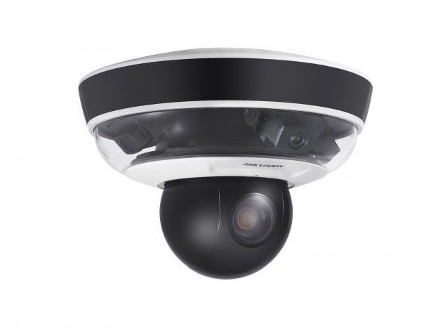 Hikvision DS-2PT5326IZ-DE Панорамная IP-камера с 3-мя 2 Мп сенсорами, 2 Мп PTZ-модулем и ИК-подсветками до 30 м и 50 м