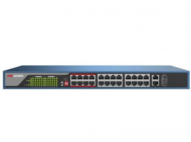 Hikvision DS-3E0326P-E Неуправляемый PoE-коммутатор