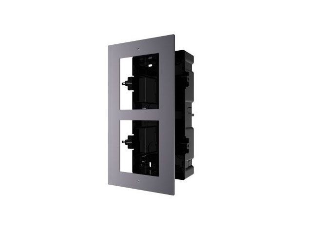 Hikvision DS-KD-ACF2/Plastic Врезная монтажная рамка на 2 модуля